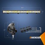 Nilight 37" LED Light Bar - 780W Off-Road Lighting