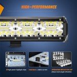 Nilight 37" LED Light Bar - 780W Off-Road Lighting