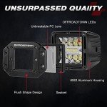 Super Bright LED Off-Road Pod Lights - 2 Pack