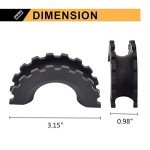 Black D-Ring Isolator Kit for Off-Road Vehicles