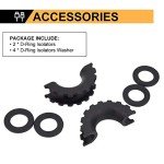 Black D-Ring Isolator Kit for Off-Road Vehicles