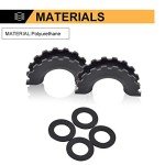 Black D-Ring Isolator Kit for Off-Road Vehicles