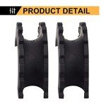 Black D-Ring Isolator Kit for Off-Road Vehicles