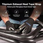 Titanium Exhaust Heat Wrap - 2” x 16 Ft