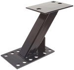 MaxxHaul Black Spare Tire Carrier for Trailers