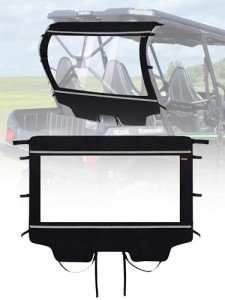 ZIDIYORUO Soft Back Windshield for Kawasaki Teryx