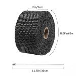 Titanium Exhaust Heat Wrap - 2” x 16 Ft