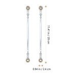 VICASKY Adjustable Tie Rod End Kit - 2 Pcs