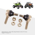 GOOFIT 12mm Tie Rod End Kit for ATVs & Go Karts