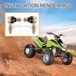 GOOFIT 12mm Tie Rod End Kit for ATVs & Go Karts