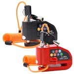 2-Pack Waterproof Alarm Disc Lock Set