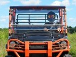SuperATV Heavy Duty 3-in-1 Windshield for Kawasaki Mule