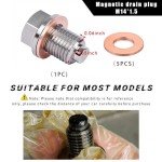 Magnetic Oil Drain Plug with Copper Gaskets
