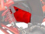 SuperATV Red Inner Fender Guards for Polaris RZR