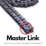IDEASURE 420 Standard Roller Chain with Master Links