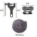 IDEASURE 420 Standard Roller Chain with Master Links