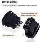 7 Pin Winch Rocker Switch with Blue LED