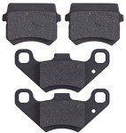MWMNUN Disc Brake Pads Compatible with 50cc 70CC 90 cc 110 cc 125cc Taotao SunL JCL Coolster Kandi Supermach Tank Kandi Kinroad BV Powersports DongFang ATVs Go karts Quad 4 Wheeler 2 Pair
