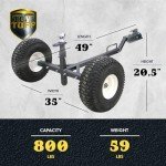 Tow Tuff Adjustable Trailer Moving Dolly for ATVs