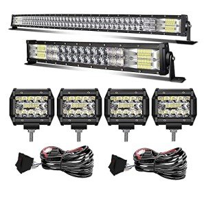 KEENAXIS LED Light Bar and Pod Combo Set