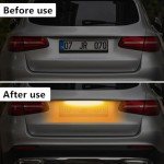 Universal Waterproof LED License Plate Light - Orange