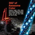 RGB LED Whip Light with Remote for ATVs