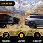 Nilight ATV/UTV 3-Way Hitch Adapter with Balls