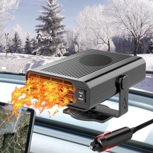 Portable 12V Car Heater and Defroster Fan