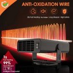 Portable 12V Car Heater and Defroster Fan