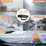 Portable 12V Car Heater and Defroster Fan