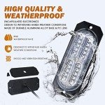 Green LED Flush Mount Emergency Strobe Light Kit