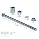 Minho 12mm Front Rear Axle for ATV & Dirt Bikes