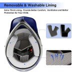 Youth Motocross ATV Helmet with Goggles & Gloves