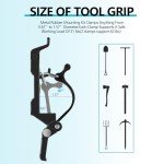 4-Piece Adjustable Shovel Holder for Truck Racks