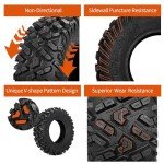 All-Terrain ATV Tires 25x8-12 & 25x10-12 (Set of 4)