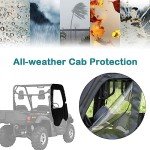 Heavy-Duty Soft Doors for Hisun & Coleman ATVs