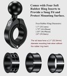 Aluminum Alloy Bar Clamp Mount for ATV/UTV