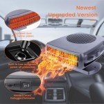 12V Portable Car Heater Fan for Windshield Defogging
