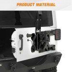 Heavy Duty Spare Tire Carrier Kit for Wrangler