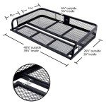 Universal Steel Mesh ATV Rear Rack Basket