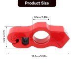Red Motorcycle Handlebar Lock with 2 Keys