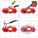 Red Motorcycle Handlebar Lock with 2 Keys