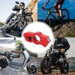 Red Motorcycle Handlebar Lock with 2 Keys