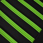 Kawasaki KFX 400 Seat Cover - All Black/Green Ribs