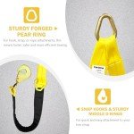 SENKEYFE 2" x 4' Axle V-Bridle Tow Strap