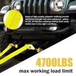 SENKEYFE 2" x 4' Axle V-Bridle Tow Strap