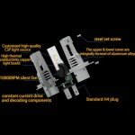 DAYWALKER H4 LED Hi/Lo Motorcycle Light Bulb