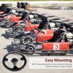Go-Kart Steering Wheel Kit with Adjustable Shaft