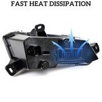 Polaris Sportsman LED Headlight Assembly with Halo Rings