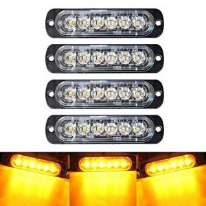 Amber Strobe Lights Kit for ATVs and Trucks